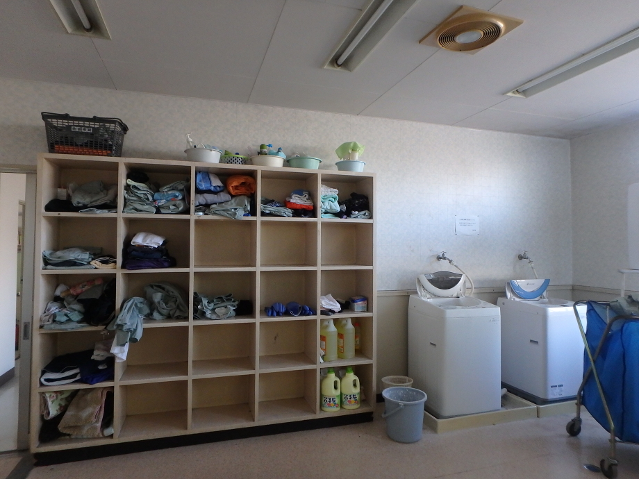脱衣室の状況です