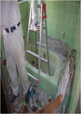 解体中の画像です。